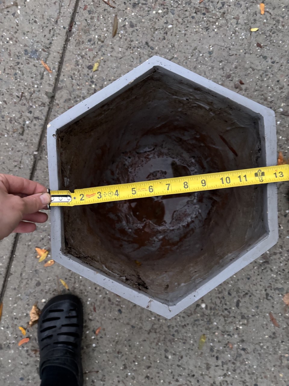 Modern Matty Grey Planter – 12" Diameter x 14" Height | NYC Indoor Garden Essential