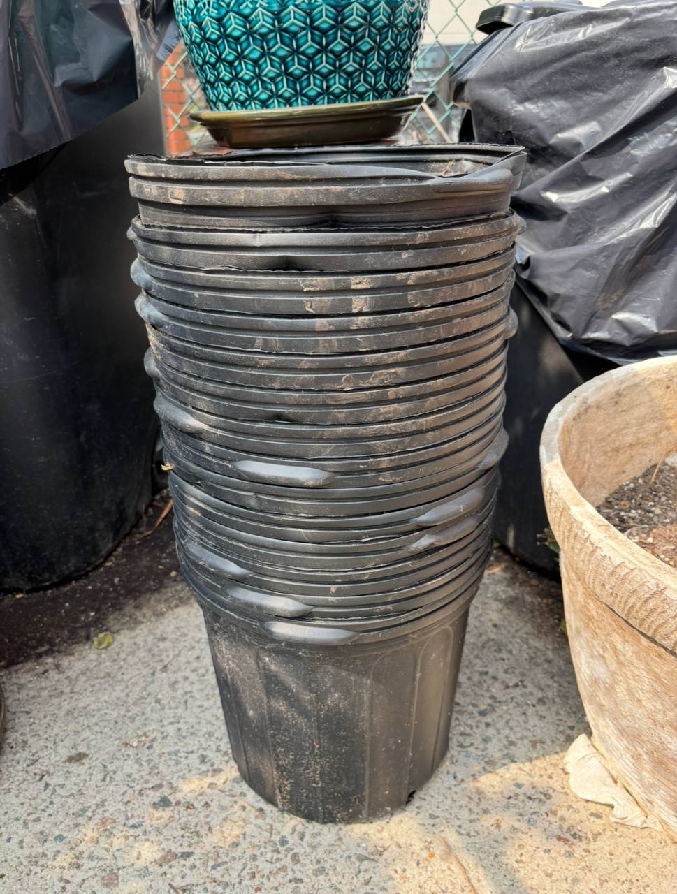 Plastic Nursery Pots — Value Pack of 20 for $10 | Essential Starter Kit for NYC Gardeners